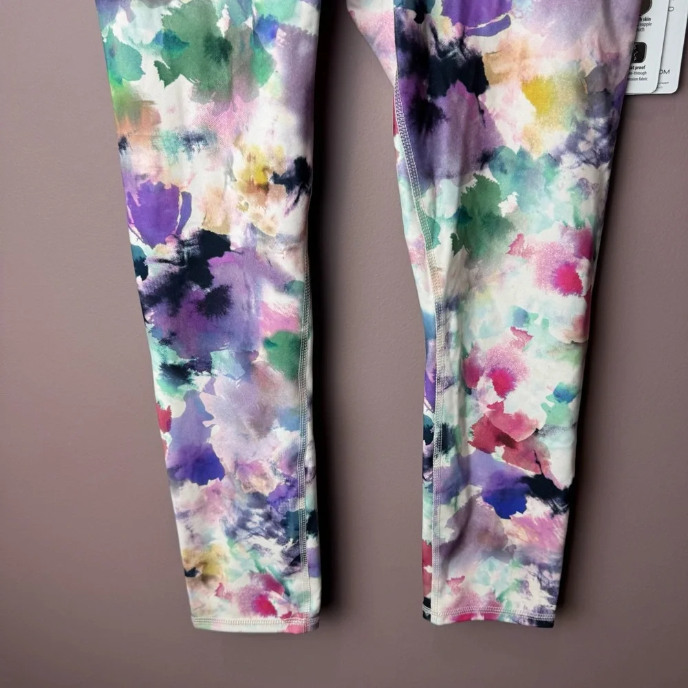 RBX Mulitcolor Capri Length Legging XS